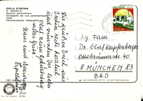 St. Angelo - Isloa d´Ischia - I 19xx 95 002 ●